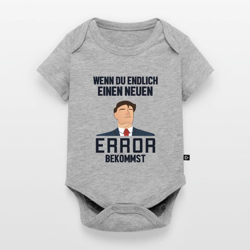 Neuen Error Bekommen Developer Coder Programmierer Baby Premium Kurzarmbody
