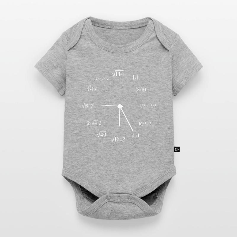 Math Formula Math Clock Math Meme Joke Math Baby Premium short-sleeve bodysuit