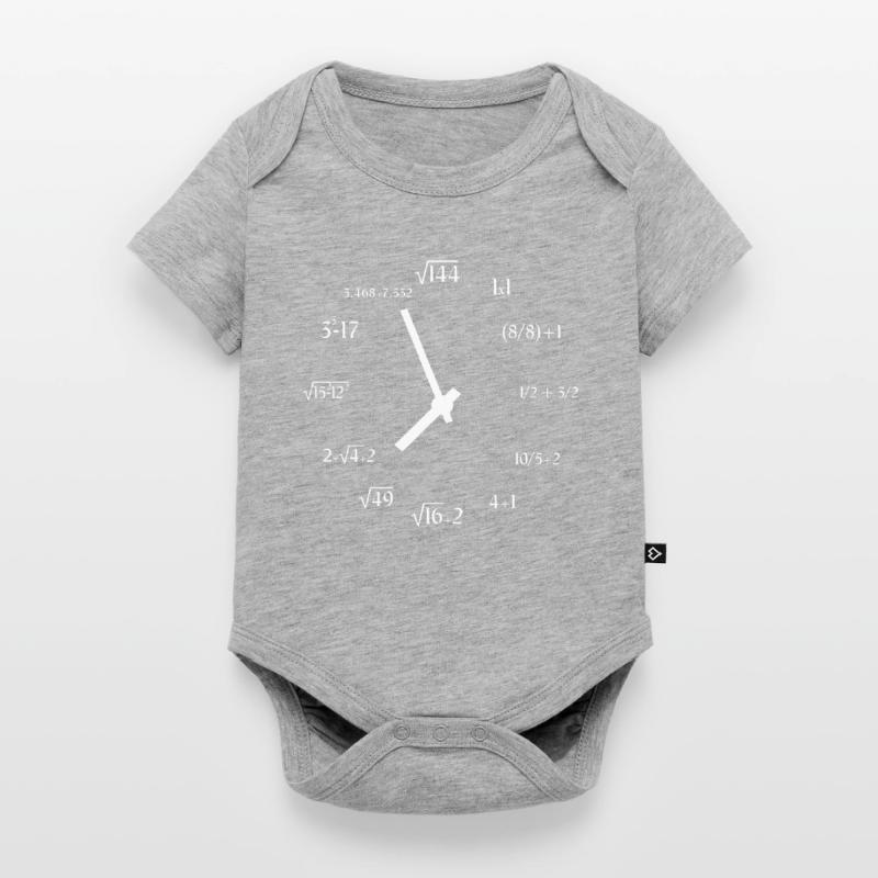 Math Meme Math Equation Joke Math Clock Baby Premium short-sleeve bodysuit