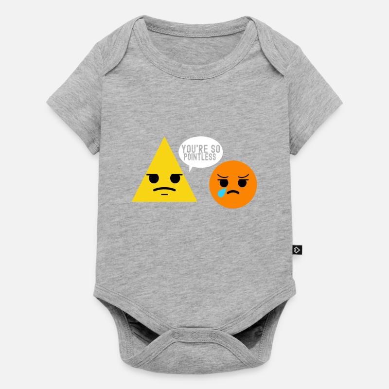 Professeur de mathématiques Mathématiques - Body à manches courtes Premium Bébé - gris chiné