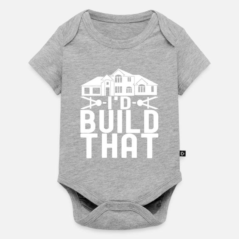 Architecture d’architecte - Body à manches courtes Premium Bébé - gris chiné