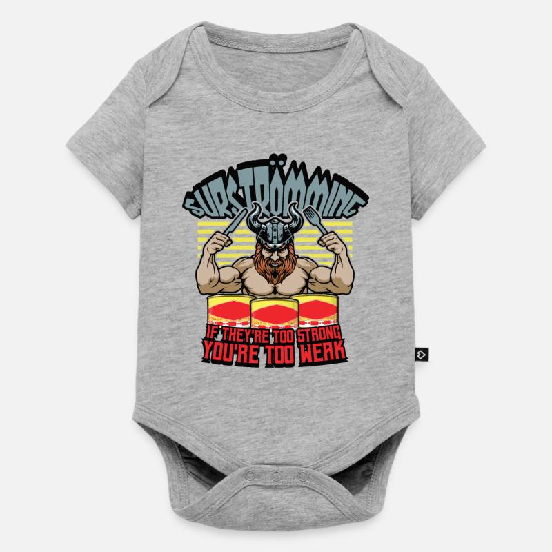 Surströmming - Body à manches courtes Premium Bébé - gris chiné