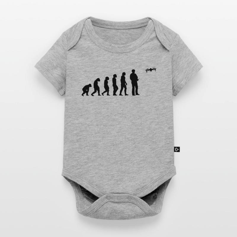 Drone Pilot Evolution Funny Drone Evolution Body à manches courtes Premium Bébé