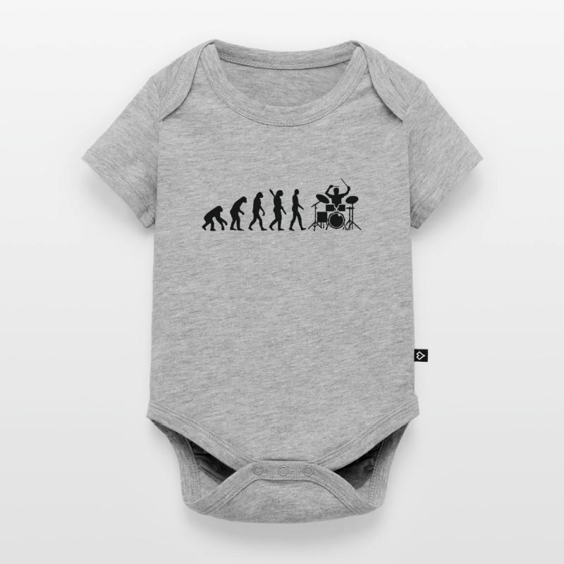 Évolution du batteur Évolution du batteur Évolution du batteur Body à manches courtes Premium Bébé