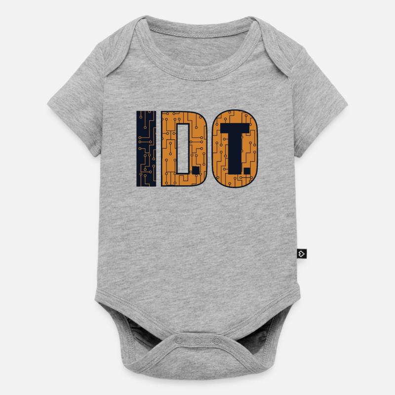 I Do It IT Operations Computer Scientist Admin - Baby Premium short-sleeve bodysuit - heather grey