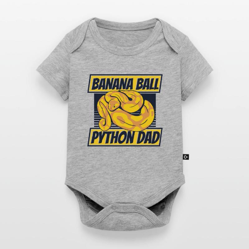 Boule de banane Python Papa Python Serpent Banane Body à manches courtes Premium Bébé