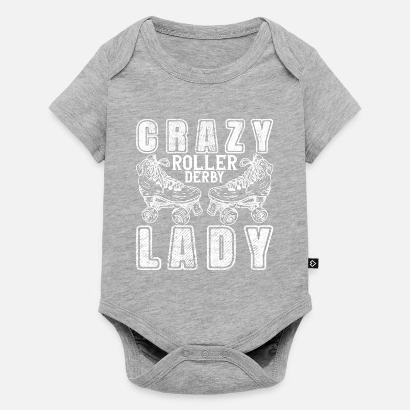 Roller derby - Body à manches courtes Premium Bébé - gris chiné