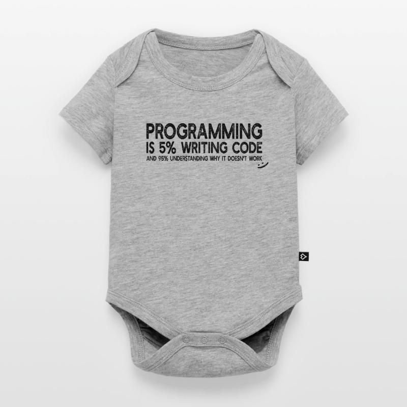 La programmation est 5% d’écriture de code - Computer Coding Body à manches courtes Premium Bébé