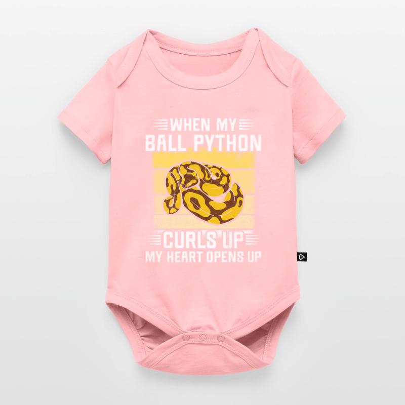 J’aime ma boule de banane Python King Python Body à manches courtes Premium Bébé