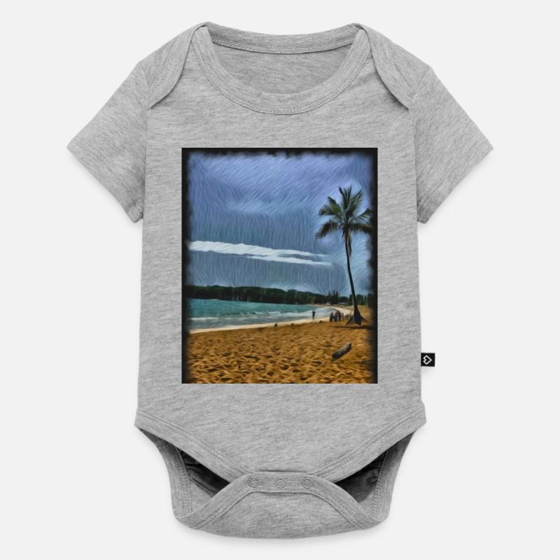 Détente - Body à manches courtes Premium Bébé - gris chiné