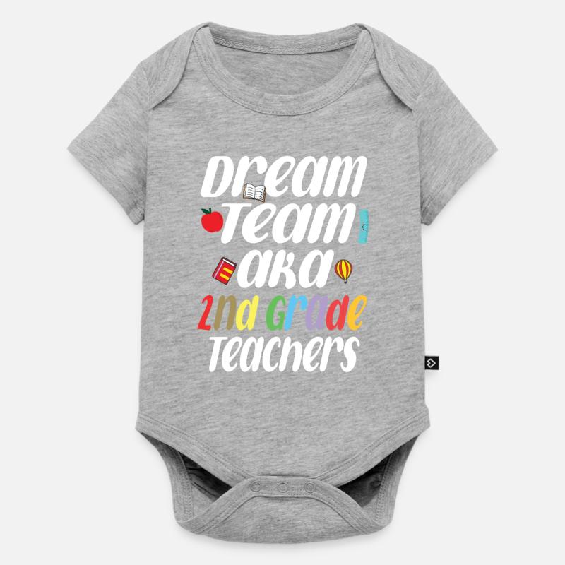 Dream Team AKA Enseignants de 2e année - Body à manches courtes Premium Bébé - gris chiné