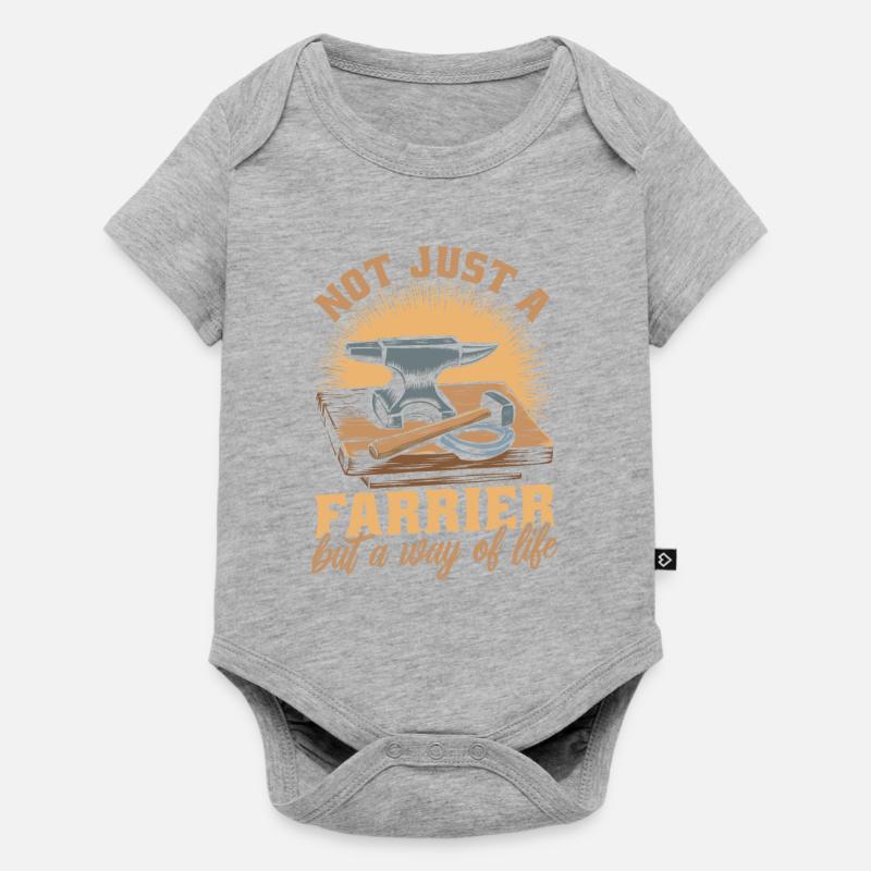 Maréchal-ferrant - Body à manches courtes Premium Bébé - gris chiné