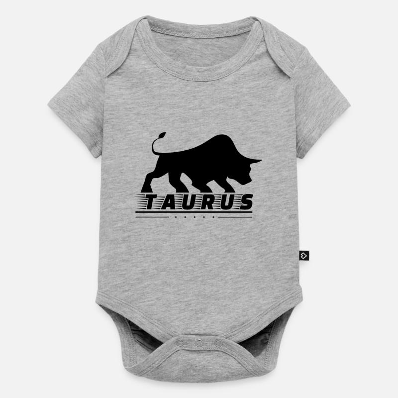 Taureau taureau - Body à manches courtes Premium Bébé - gris chiné