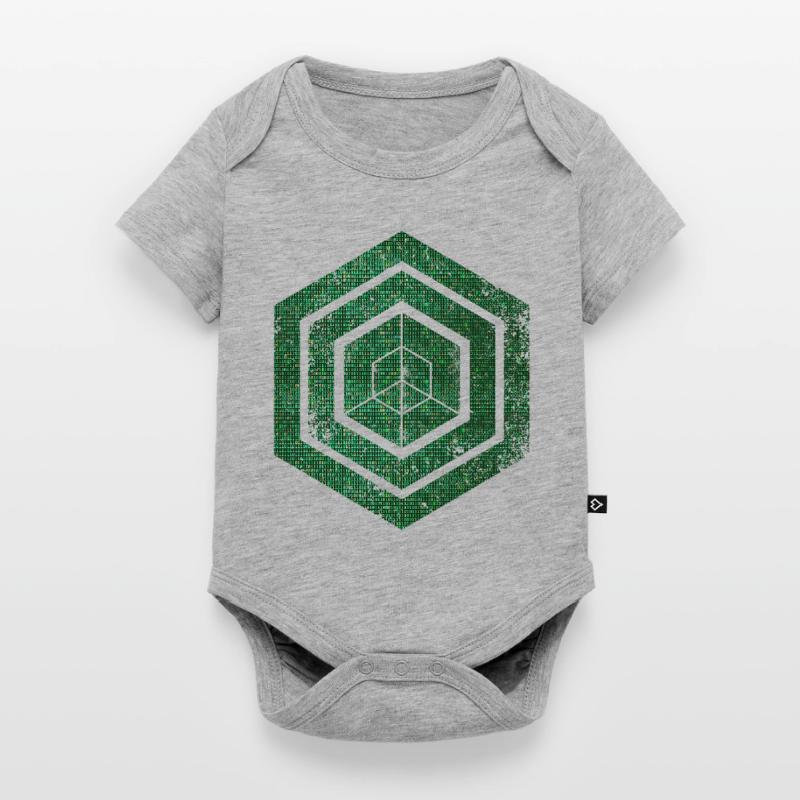 Hexagon-Programmierung Programmierer Codierung geometrisch Baby Premium Kurzarmbody