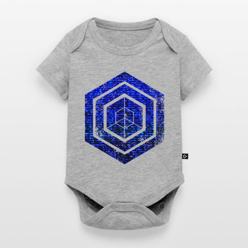 Hexagon-Programmierung Programmierer Codierung geometrisch Baby Premium Kurzarmbody