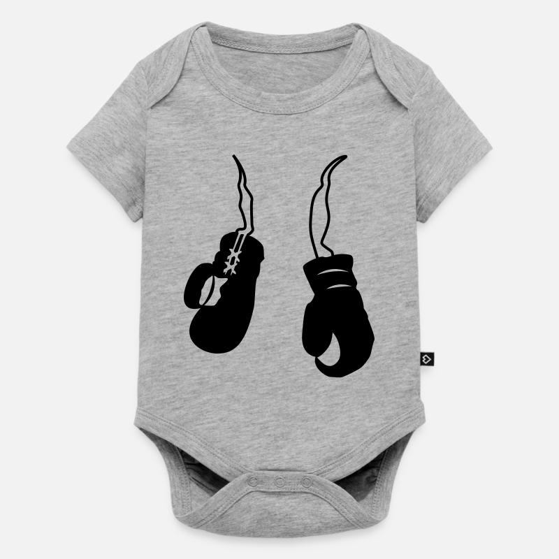 boxhandschuhe - Body à manches courtes Premium Bébé - gris chiné