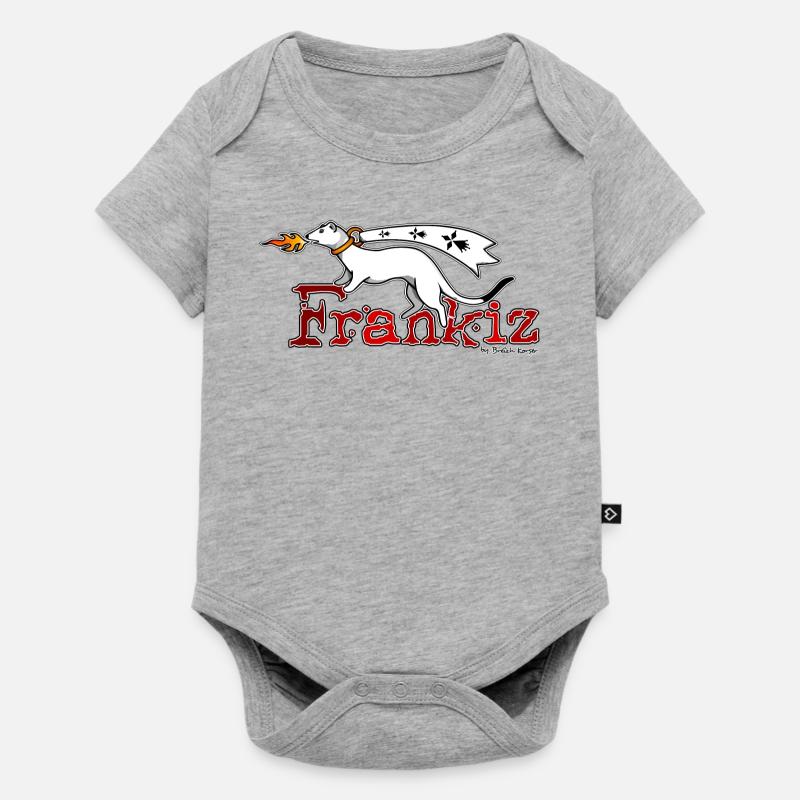 Frankiz (Liberté) - Body à manches courtes Premium Bébé - gris chiné