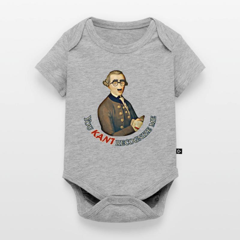 Funny Philosopher: Can't recognize Immanuel Kant Baby Premium short-sleeve bodysuit