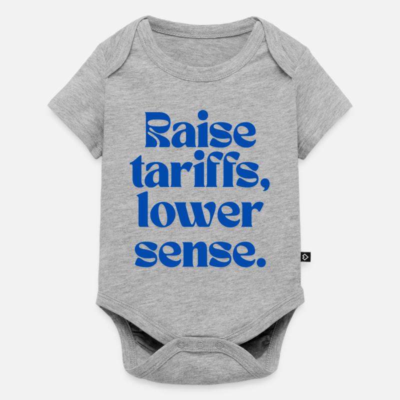 Augmenter les tarifs, baisser le sens ! - Body à manches courtes Premium Bébé - gris chiné