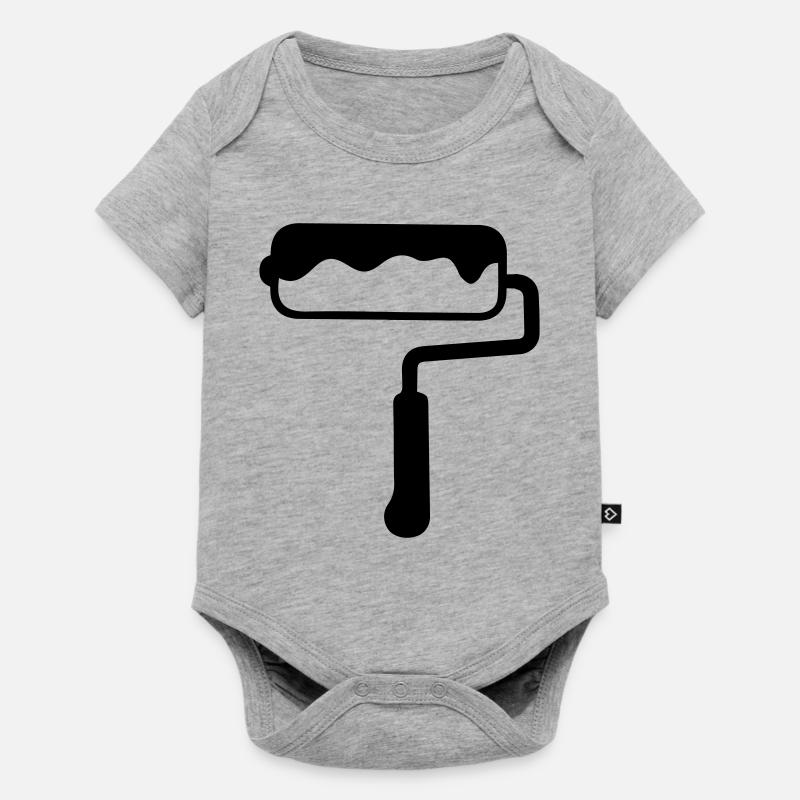 Peintre - Body à manches courtes Premium Bébé - gris chiné