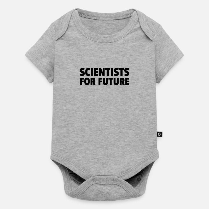 Scientists For Future - Body à manches courtes Premium Bébé - gris chiné
