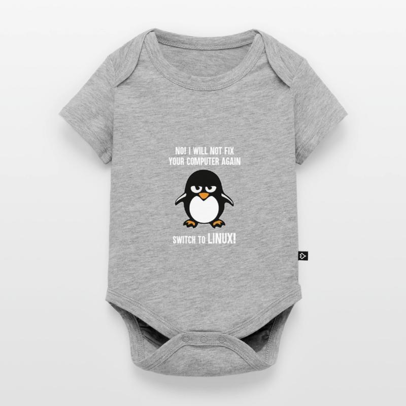 Programmation cadeau informatique · Linux Body à manches courtes Premium Bébé