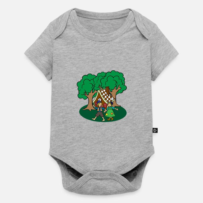 Hansel et Gretel - Body à manches courtes Premium Bébé - gris chiné
