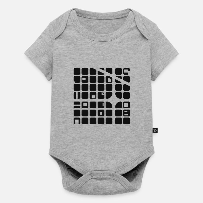Barcelone - Body à manches courtes Premium Bébé - gris chiné