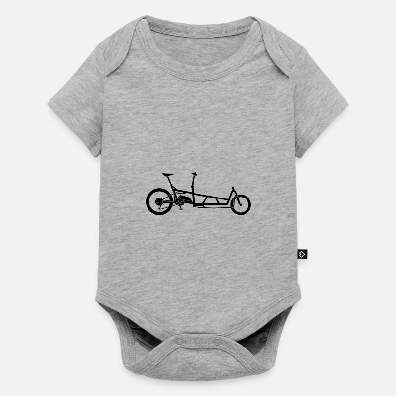vélo cargo - Body à manches courtes Premium Bébé - gris chiné