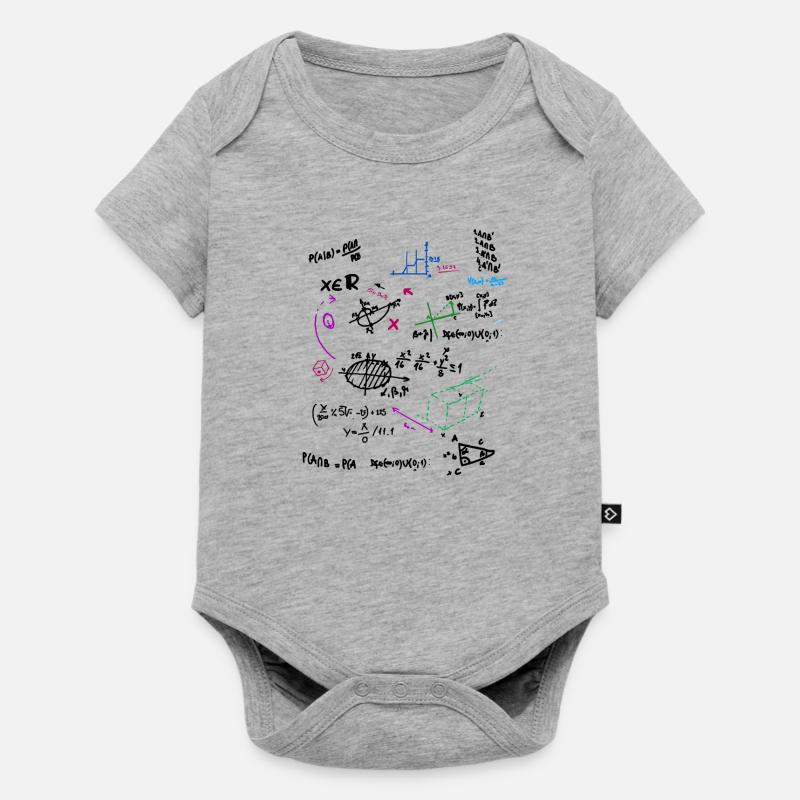 Math complexe tableau mathématique avec des formules - Body à manches courtes Premium Bébé - gris chiné