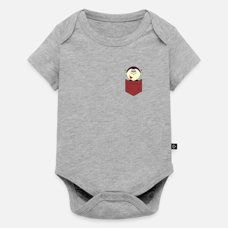 vampire - Body à manches courtes Premium Bébé - gris chiné