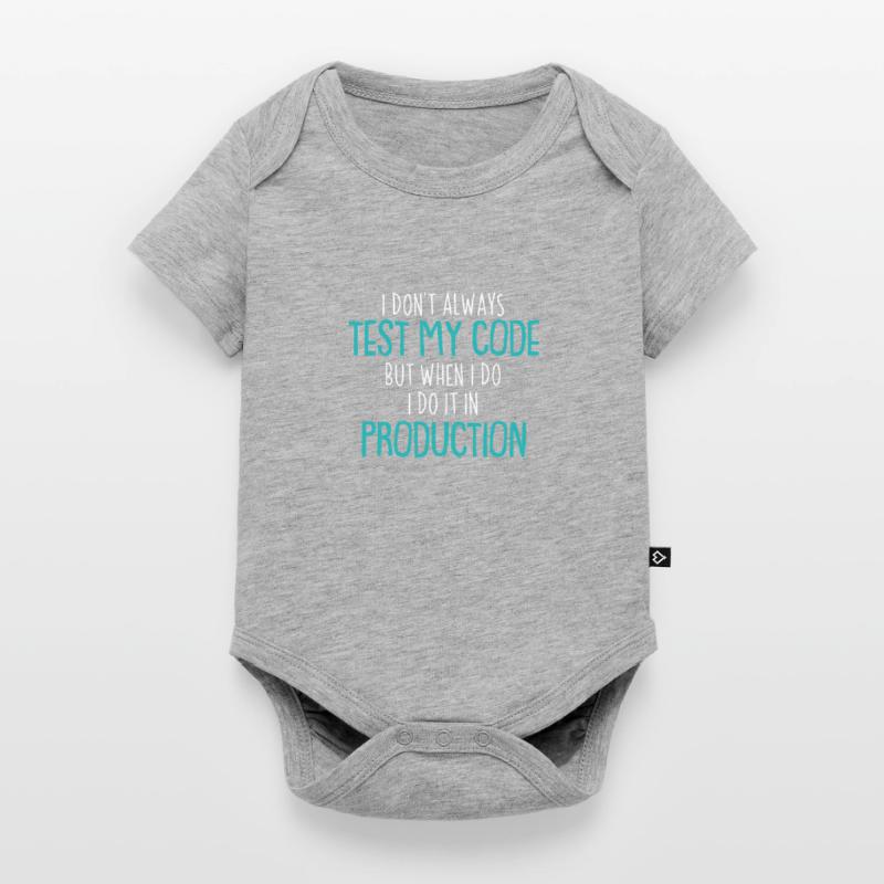 Cadeau de chemise de codeur de production de code de test cool Body à manches courtes Premium Bébé