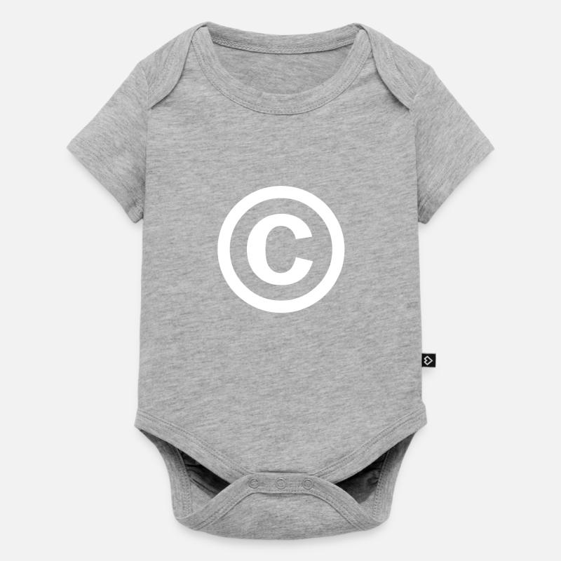 Copyright Symbole - Body à manches courtes Premium Bébé - gris chiné