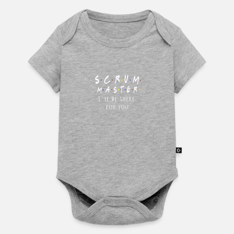 Bester Spaß Scrum Master Projektmanager Freunde - Baby Premium Kurzarmbody - Grau meliert