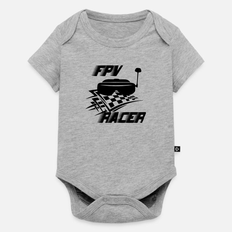 FPV Racer - Body à manches courtes Premium Bébé - gris chiné