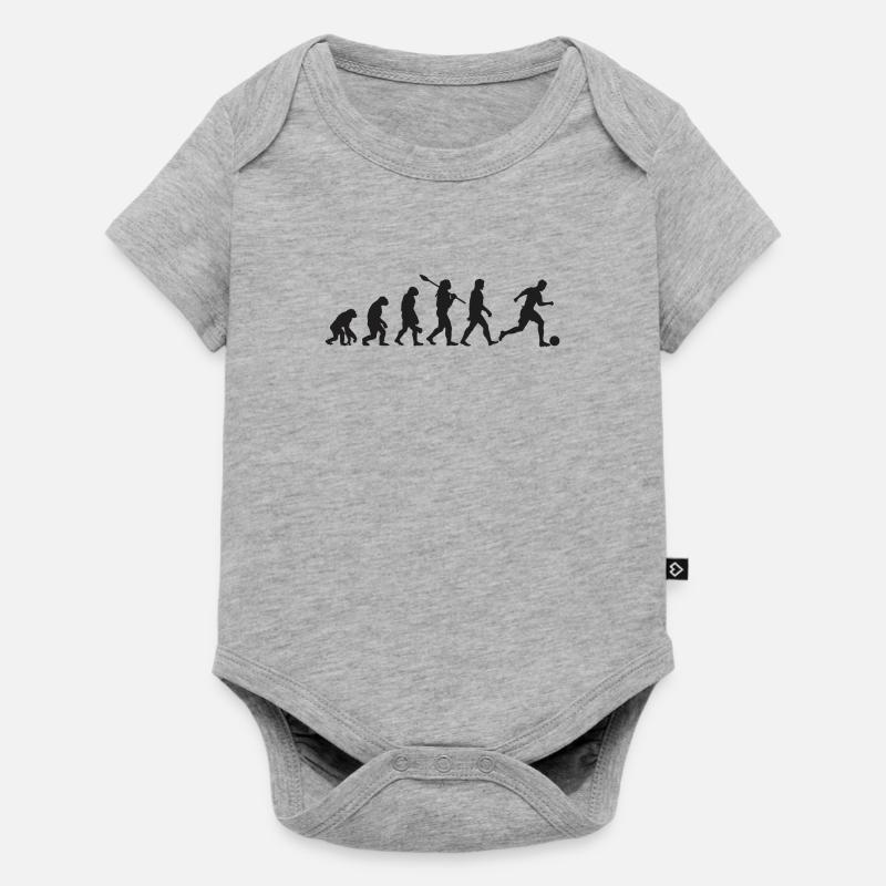 Evolution Soccer - Baby Premium short-sleeve bodysuit - heather grey