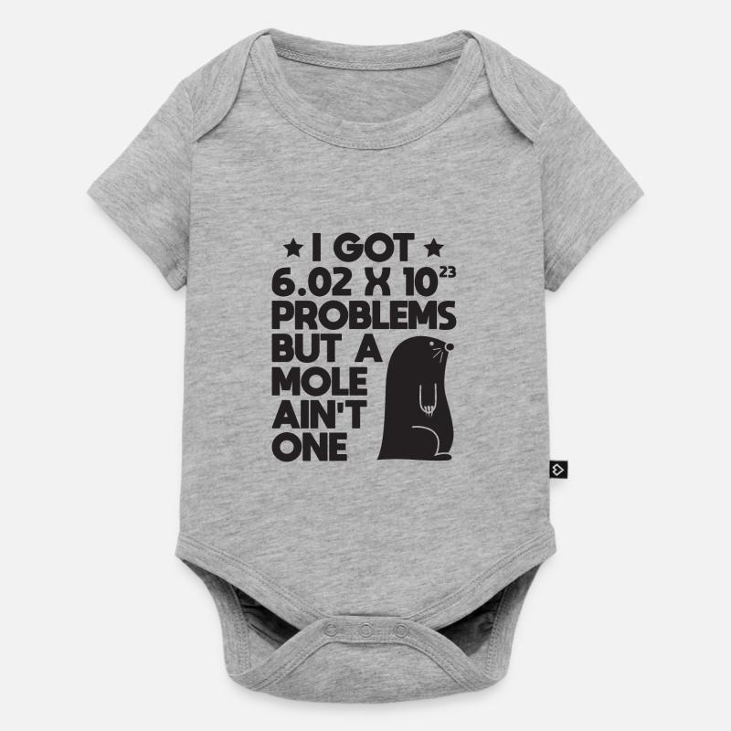 Mole Day Problems Avogadro's Number Gift - Baby Premium short-sleeve bodysuit - heather grey