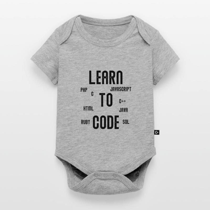 Learn To Code Programmieren Informatiker Geschenk Baby Premium Kurzarmbody