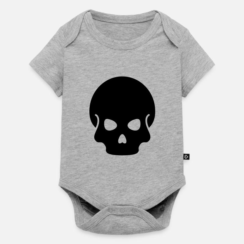 godille - Body à manches courtes Premium Bébé - gris chiné