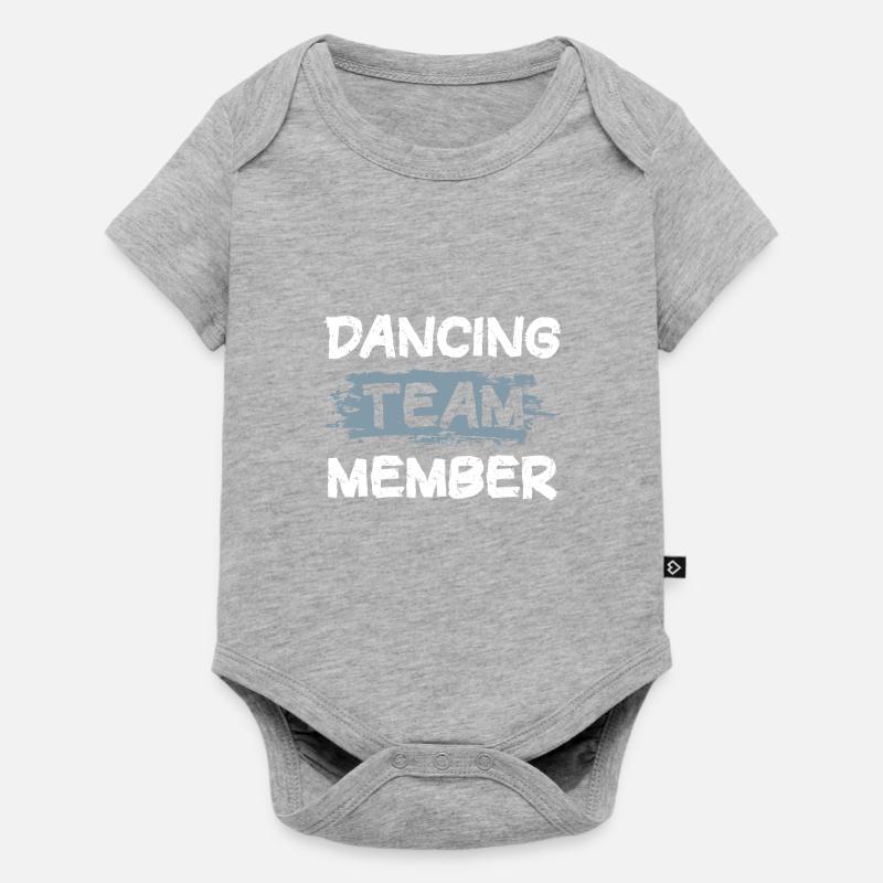 Équipe de danse - Body à manches courtes Premium Bébé - gris chiné
