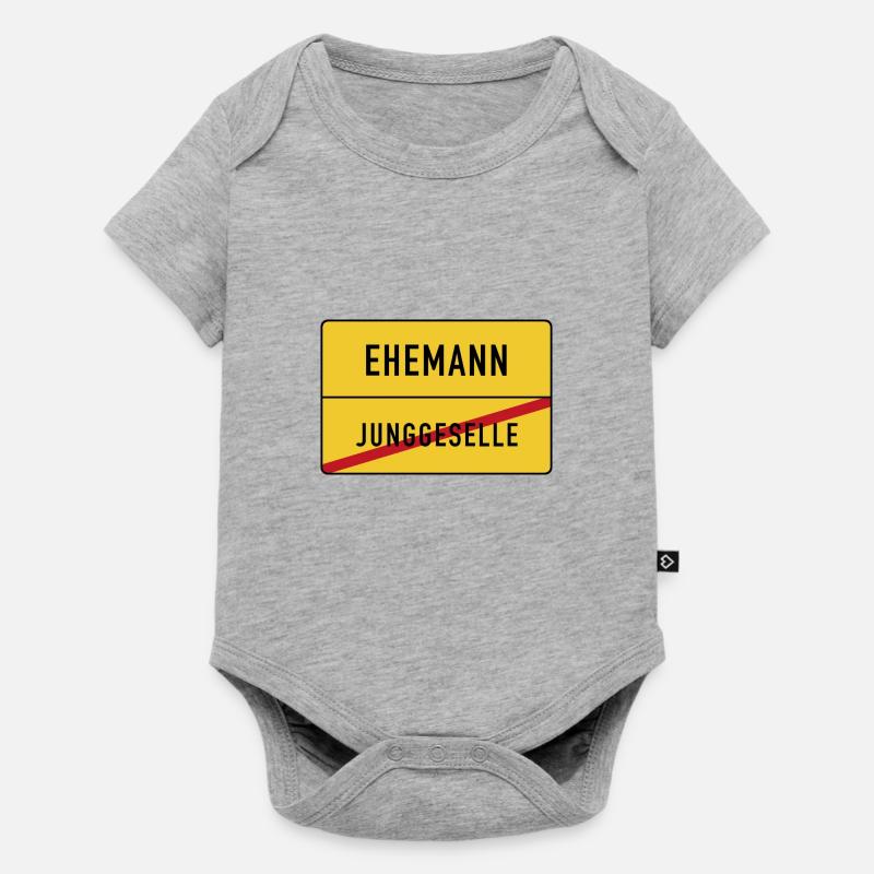 Mari de Bachelor - Body à manches courtes Premium Bébé - gris chiné