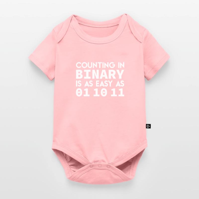 Binary joke nerd geek computer scientist programmer Baby Premium short-sleeve bodysuit