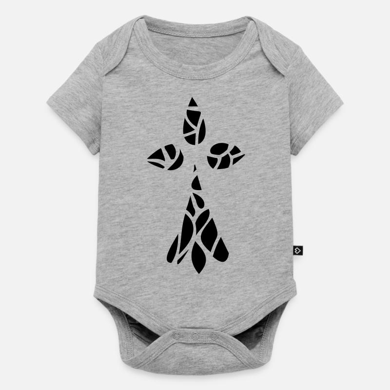Hermine - Body à manches courtes Premium Bébé - gris chiné