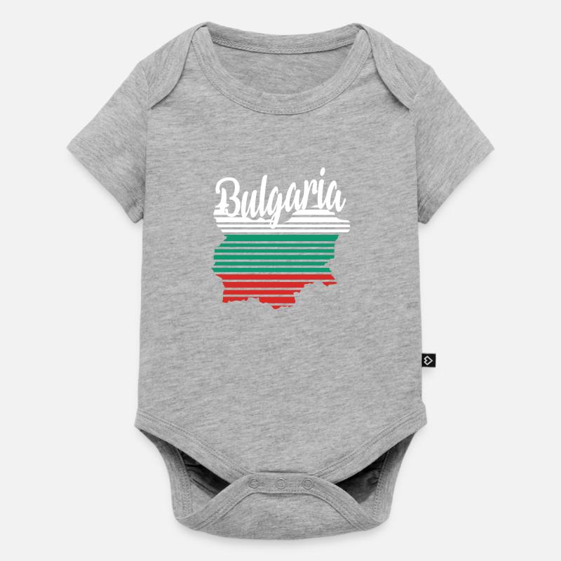 bulgaria - Baby Premium short-sleeve bodysuit - heather grey