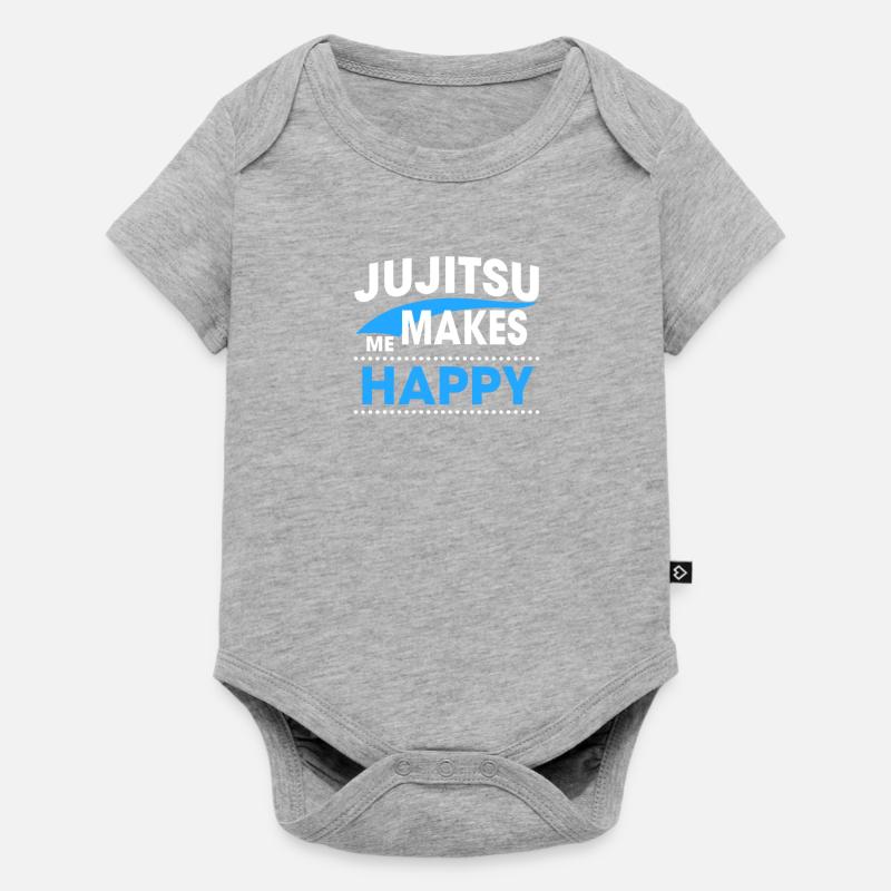 JUJITSU - Body à manches courtes Premium Bébé - gris chiné