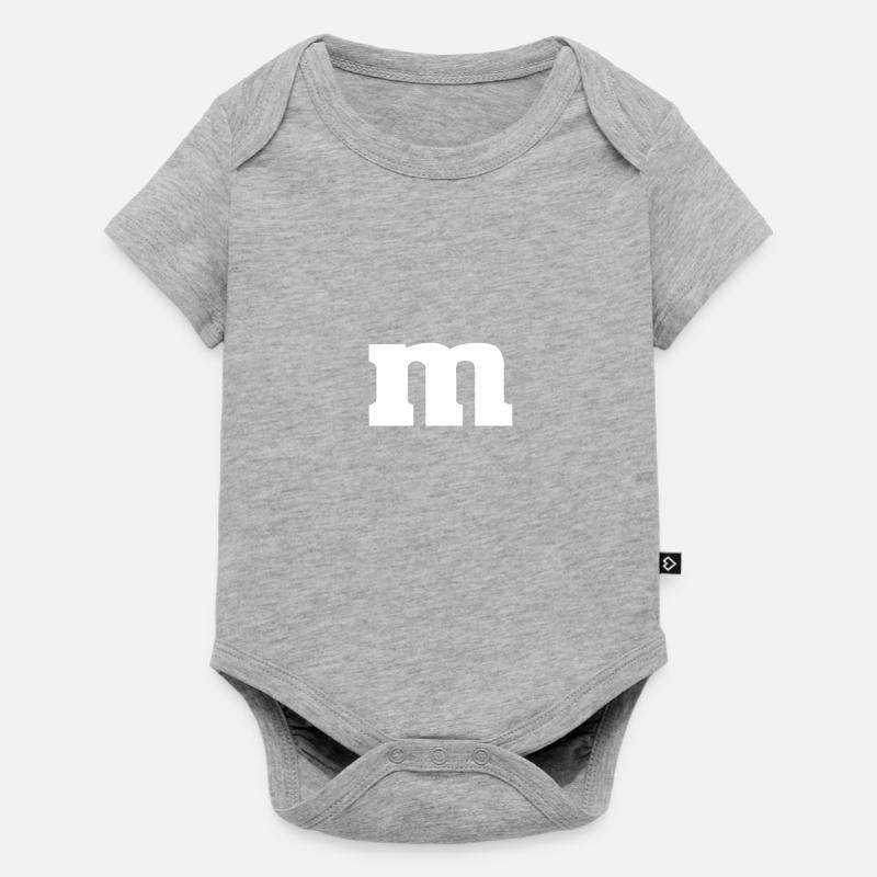 m Imprimer Costume de groupe Carnival & Carnival - Body à manches courtes Premium Bébé - gris chiné