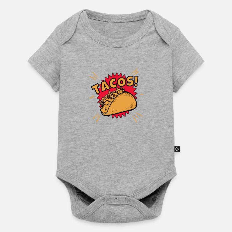 Taco Tacos - Baby Premium short-sleeve bodysuit - heather grey