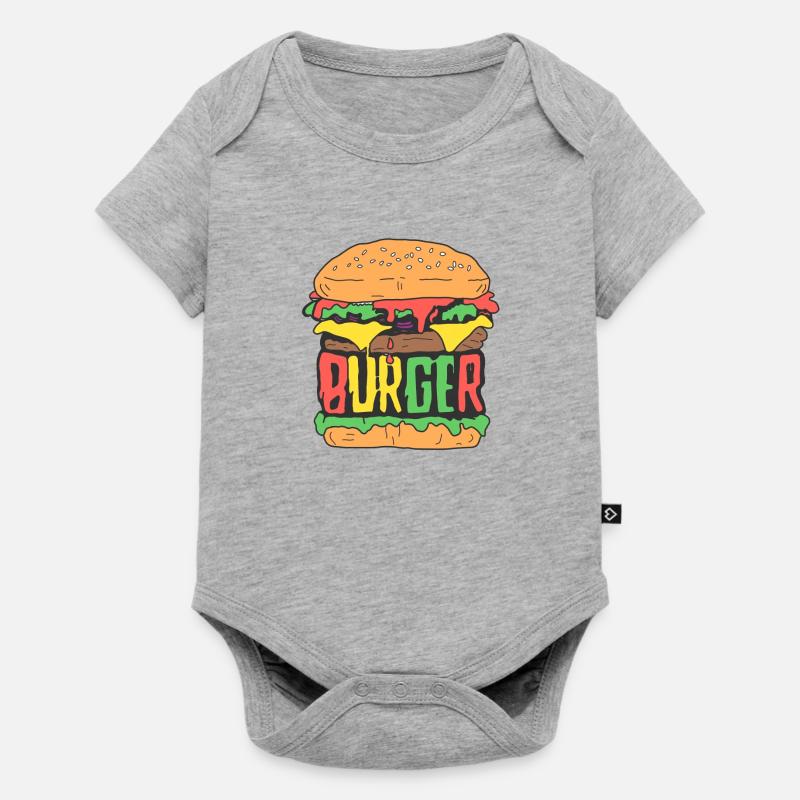 Burger - Body à manches courtes Premium Bébé - gris chiné