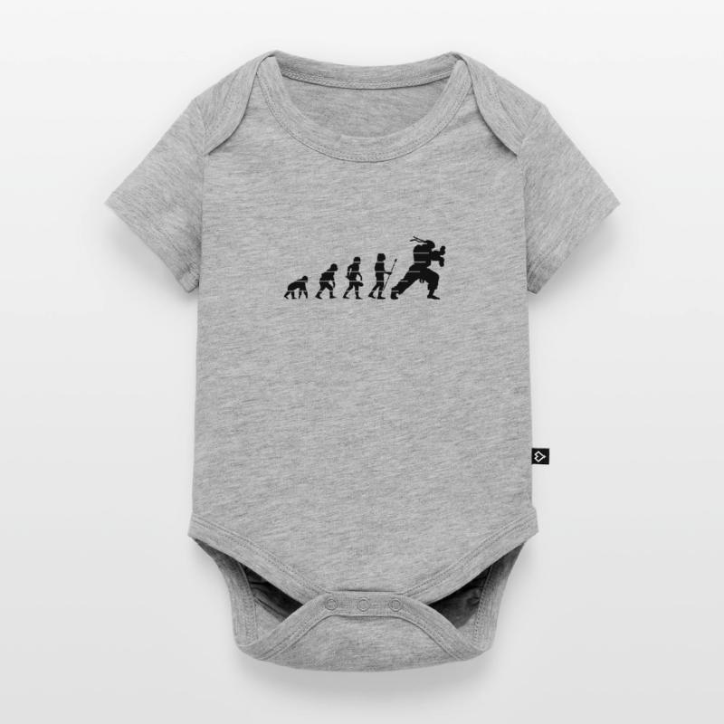 menschliche Evolution oder Hadouk Baby Premium Kurzarmbody