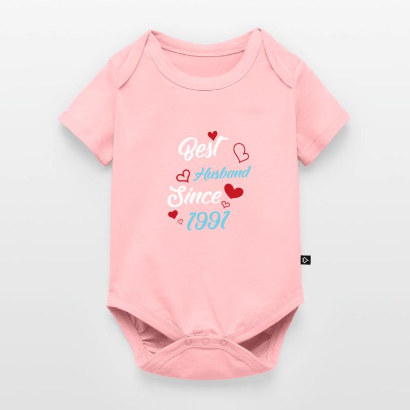 Bester Ehemann seit 1991 Hochzeit Baby Premium Kurzarmbody